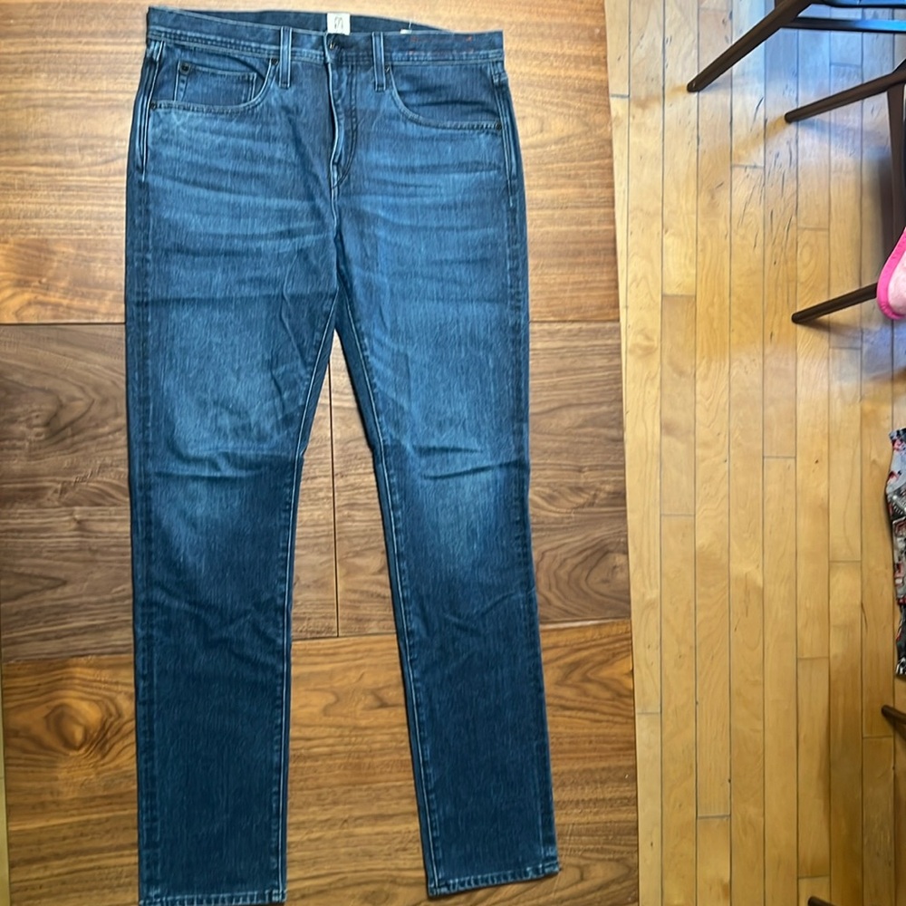 Hiroshi kato scissors slim indigo wash denit denim size 32